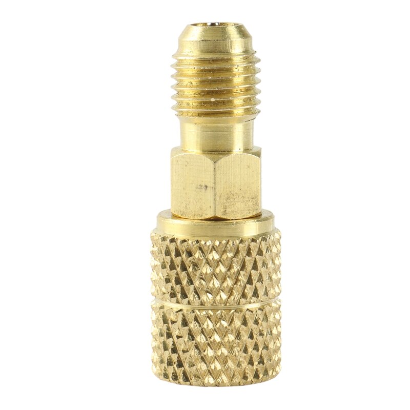 Adaptateur femelle R410 5/16 pouces, SAE mâle 1/4 pouces, SAE mâle 5/16 pouces, SAE femelle 1/4 pouces, SAE pour R410 R32 R22, 4 pièces,