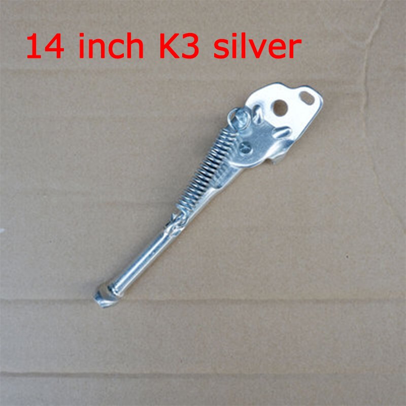 Soporte de bicicleta plegable K3 de 14/16 pulgadas para Dahon bya 412, soporte lateral, soporte de estacionamiento de aleación de aluminio ultra ligero para fnhon: 14inch K3 silver