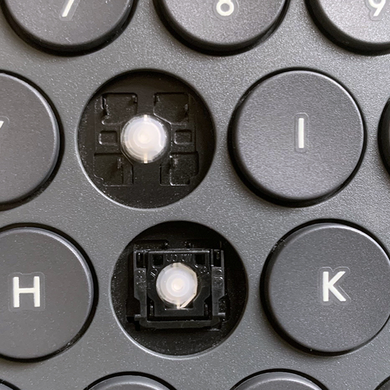 Replacement Keycap Key cap &amp;Scissor Clip&amp;Hinge For Logitech K380 Keyboard Grey