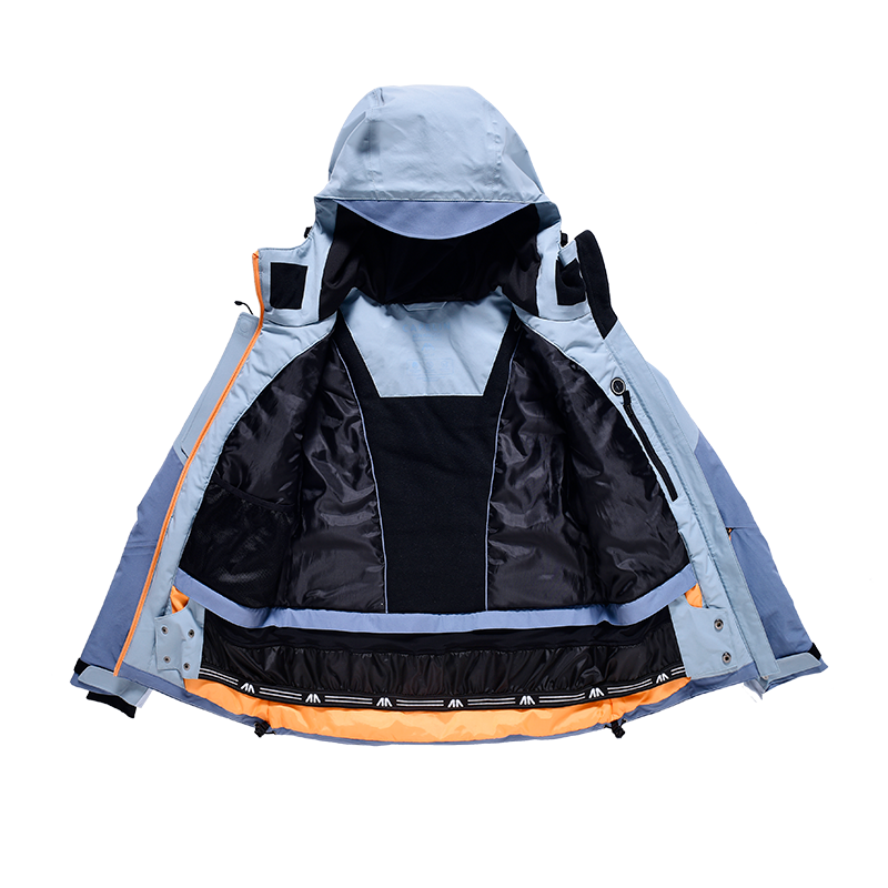 Veste de Ski d'hiver pour femme, sweat à capuche, coupe-vent, imperméable, épais, respirant, manteau de neige , vêtements d'extérieur