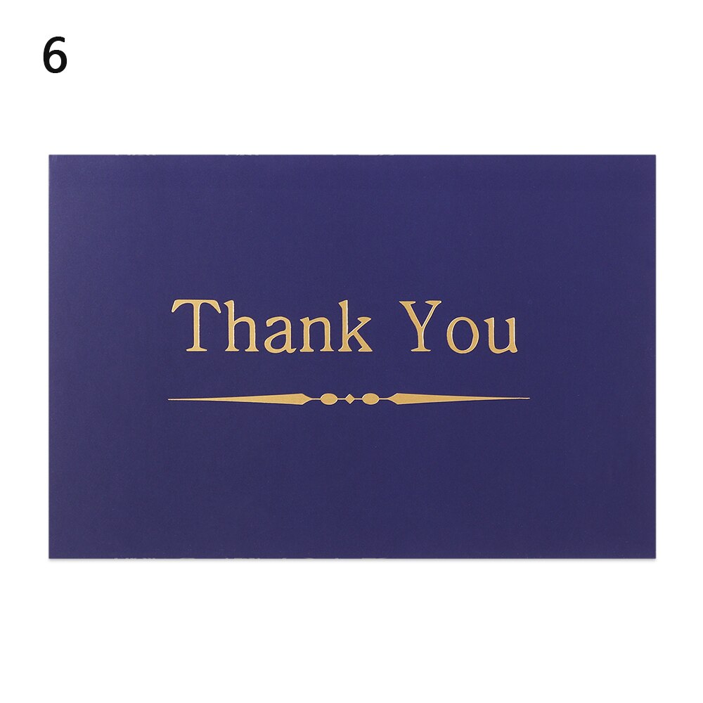 5pcs Gold Embossed Thank You Cards Blank Note Cards with Envelopes Letter Greeting Cards Perfect Business Wedding Cards Gra: 6
