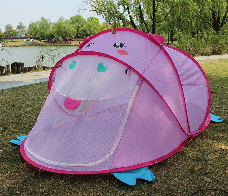 [tml] binnenspeelkamer dieren eenhoorn kindertent kinderspeelhuis prinsessenkasteel speelhuis reistent strandtent buitenspeelgoed: Rood