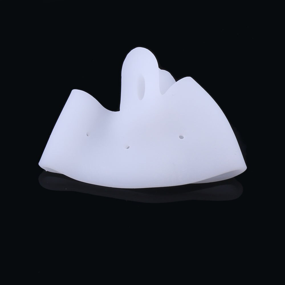 1 Pair Silicone Valgus Deformity Correction Insole Toe Separator Pads For Foot Care