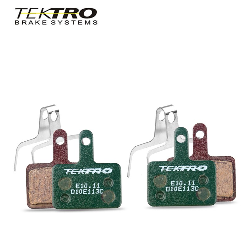 Pastillas de freno de disco TEKTRO E10.11, pastillas de freno MTB, bicicleta plegable de montaña y carretera para MT200/M355/M395/M415/M285/M286/M280: Rojo