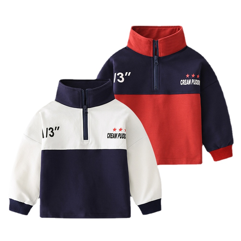 Meninos roupas crianças camisola outono longo-mangas compridas menino topo 2022 zíper outono menino roupas jaqueta para crianças meninos jaqueta