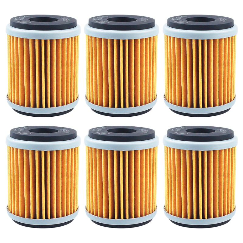 Filtro de aceite de piezas de motocicleta Cyleto de 1/4/6 Uds para HM Moto Urban Scrambler City 125 Trail locusa 200 4T