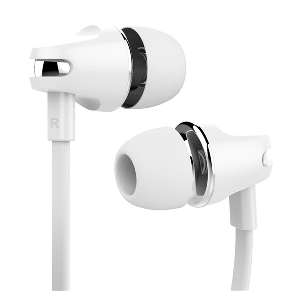 JV23 – écouteurs intra-auriculaires avec connecteur filaire, 3.5mm, Super basse, isolation du bruit, oreillettes pour téléphone Portable, télécommande et micro