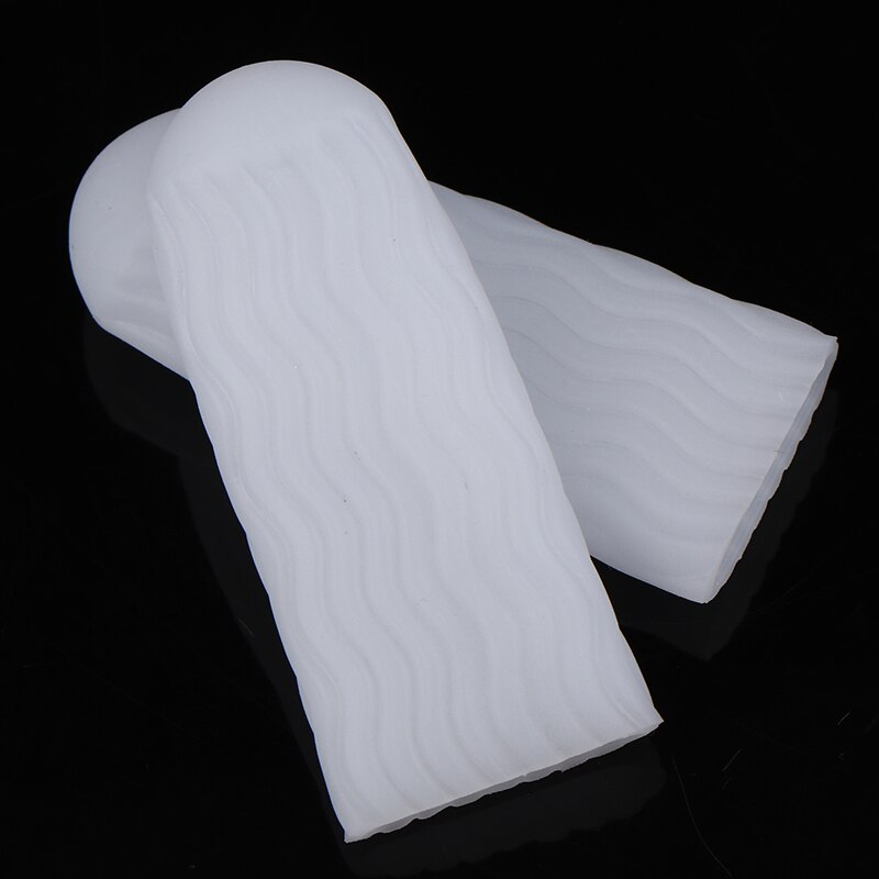 1 paire Silicone Gel Tube pansement doigt orteil protecteur gant manches soulagement de la douleur chauffé doigt gants antidérapant: WT