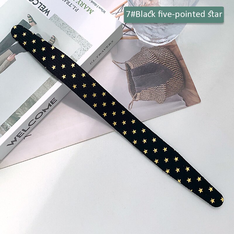 Cinta de Velcro mágica para niña y mujer, diadema con estampado Floral, cintas para el pelo dulces, fáciles de usar, horquilla, flequillo, accesorios para el cabello: 8