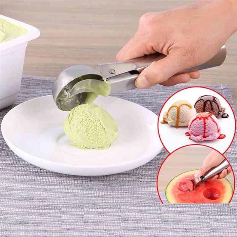 Kitchen Stainless Steel Ice Cream Spoon Scoop Home Tableware Spoon For Ice Cream Frozen Yogurt Ice Cream Spoon