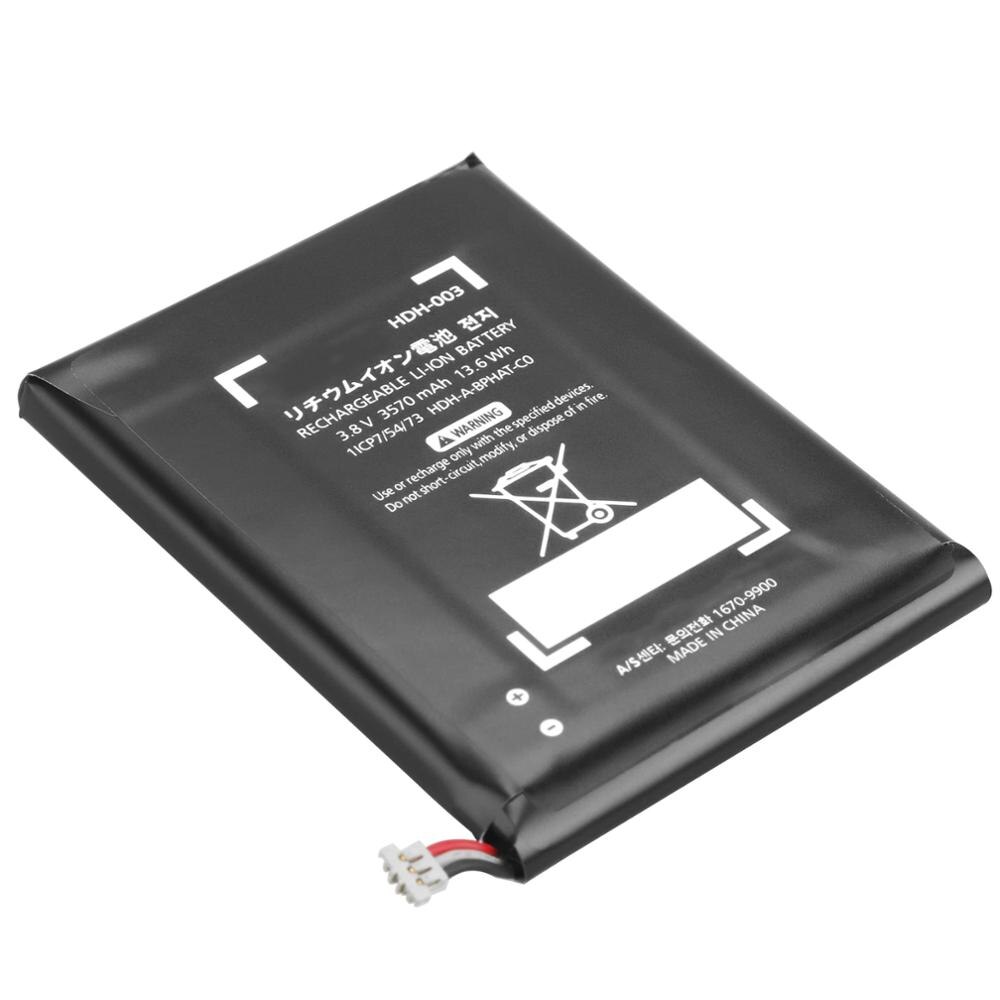 2 pièces HDH-003 batterie Rechargeable pour Nintendo Switch Lite Game Player 3.8v 3570mah Li-ion batterie avec des outils