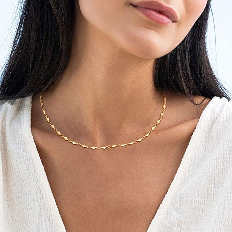 Alta qualidade pedra de lava grânulo óleo essencial difusor colar para mulher aromaterapia jóias vulcânicas 18k corrente ouro gargantilha presentes: KK548