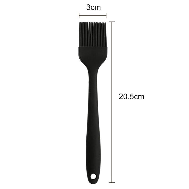 1 pièce brosse à badigeonner en silicone,Kapmore, accessoires outils de cuisson au gril à l&#39;huile résistante à la chaleur, alimentaire, BBQ