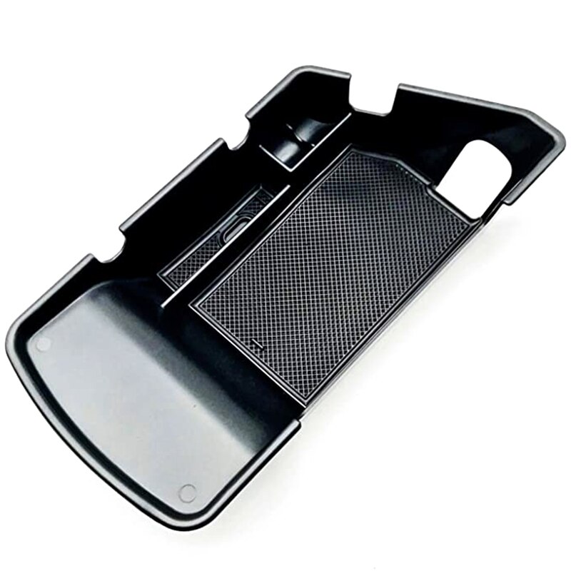 Car Interior Accessories Armrest Center Console Storage Box with Non-Slip Mat Fit for Dodge Challenger