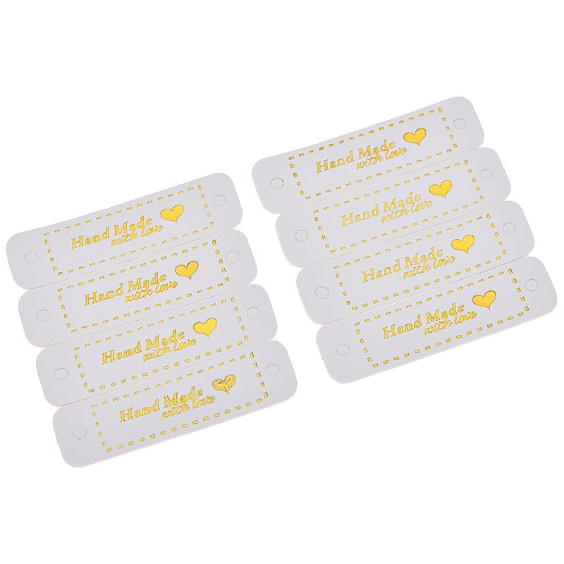 Etiqueta de cuero sintético hecha a mano para ropa de niños, bolsas de mezclilla para manualidades, accesorios de costura, materiales