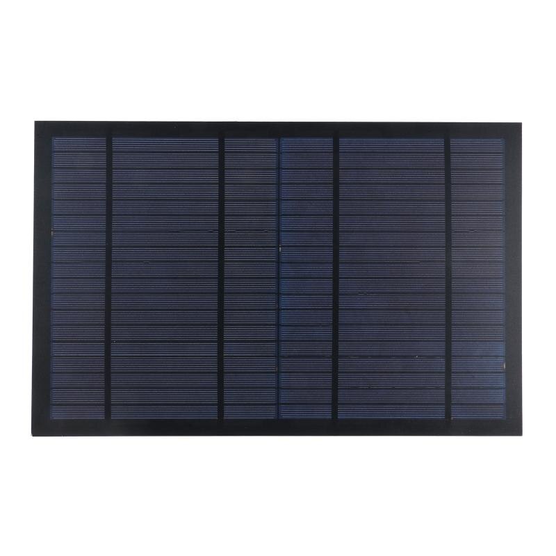 Panneau solaire 6V 9V 18V, Mini système solaire filaire, bricolage pour batterie, chargeur de téléphone portable, cellules solaires 2W 3W 4.5W 6W 10W