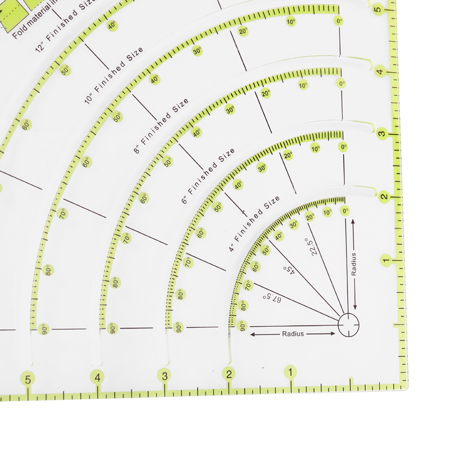 Multi Angle Ruler Portable Multifunction Cutting Plastics Rulers Patch Work Ruler Sewing Auxiliary Home Household DIY Tool