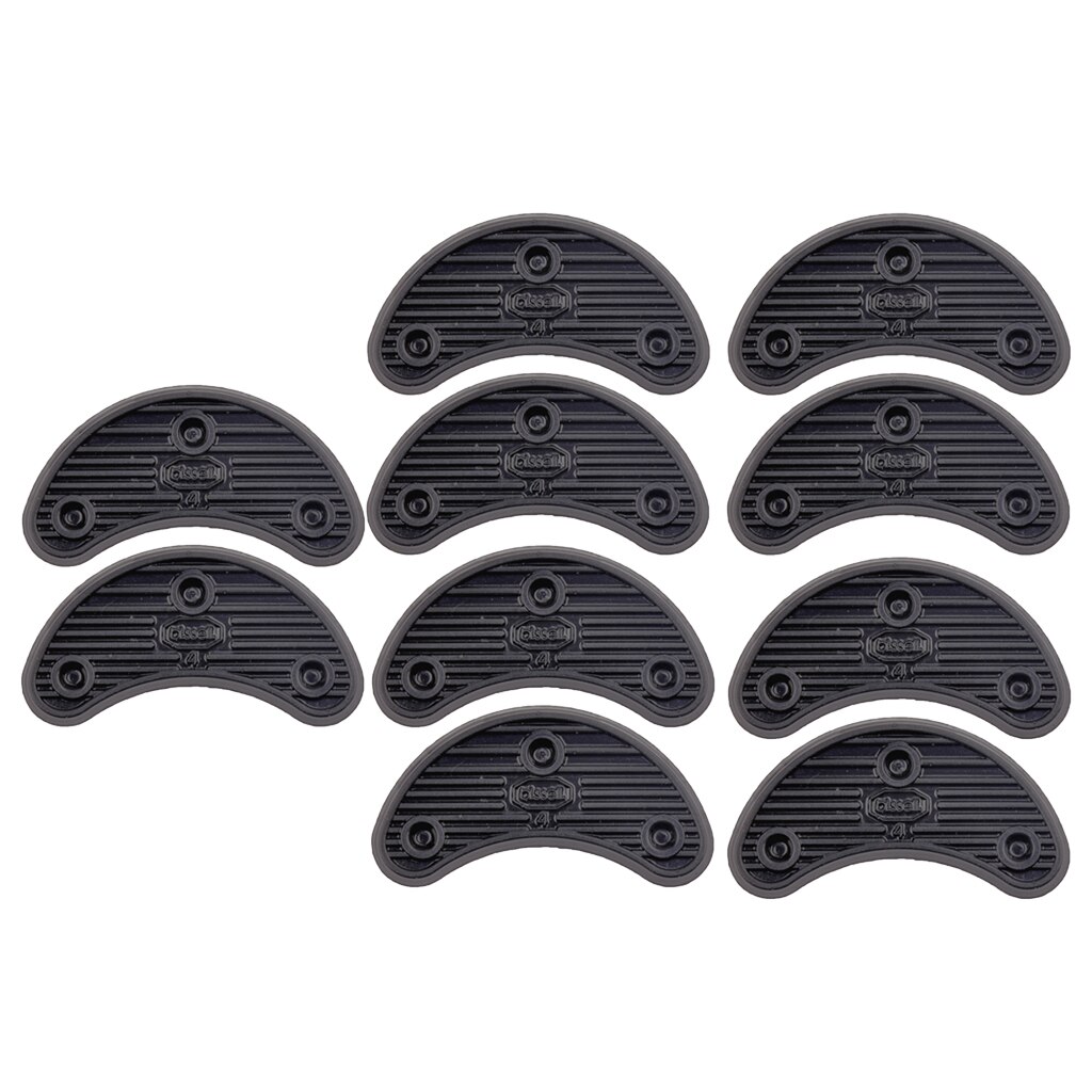 10pcs Rubber Sole Heel and Toe Protector Plates Taps DIY Shoe Repair Kit