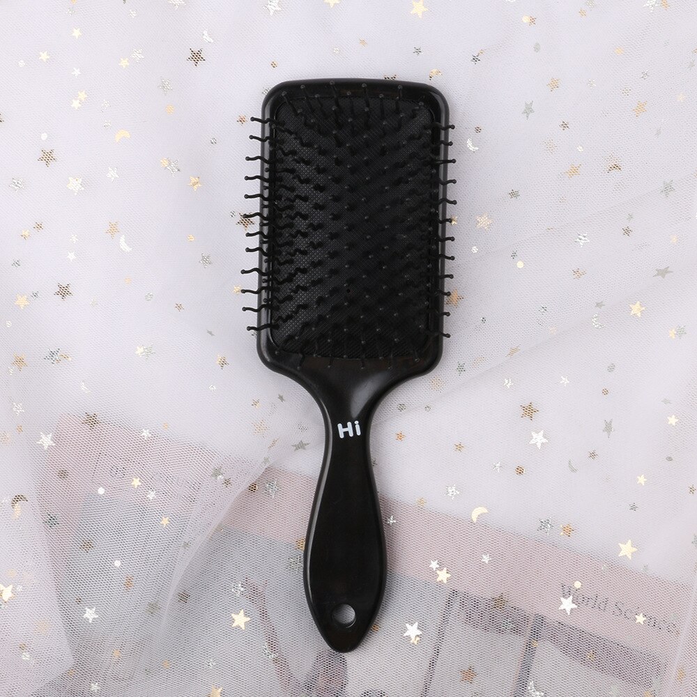 Pente de cabelo bonito estudante menina pente doméstico plástico encaracolado pente de cabelo celebridade cabeleireiro pente anti-estático massagem pente