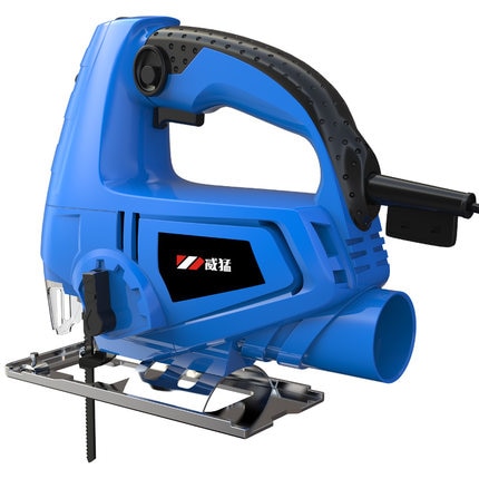 550W Electric Jigsaw Woodworking Electric Jigsaw Metallic Timber Plasterboard Cutting Tool, 10 Saw Blades