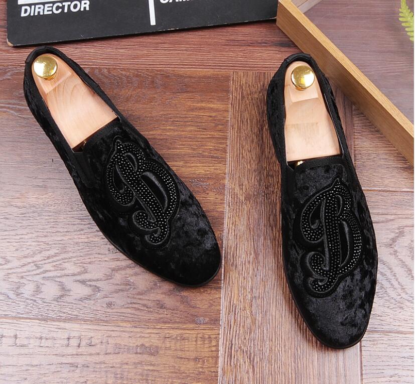 Mænd afslappet ruskind loafers sort rød bund køresko mokkasiner gommino slip on zapatillas hombre