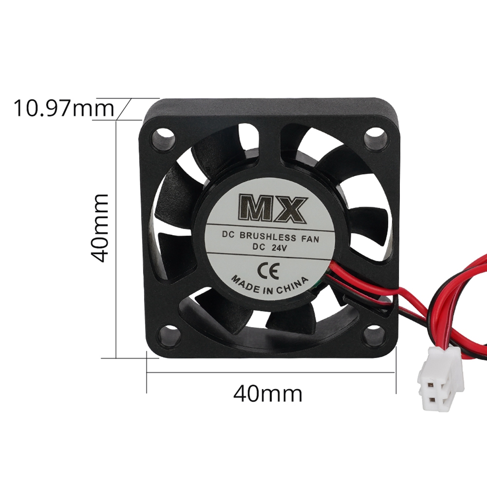 1~10pcs 3D Printer Cooling Fan 4010 DC 24V 12V Blower 40X40 X 10mm Hydraulic Bearing Brushless, 3D Printer Cooler Fan