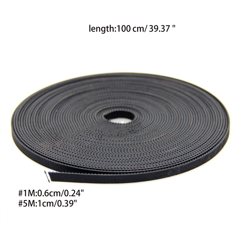 GT2 6mm / 10mm otwarty pasek rozrządu pasek GT2 gumowe włókno aramidowe cięte na długość robić drukarki 3D