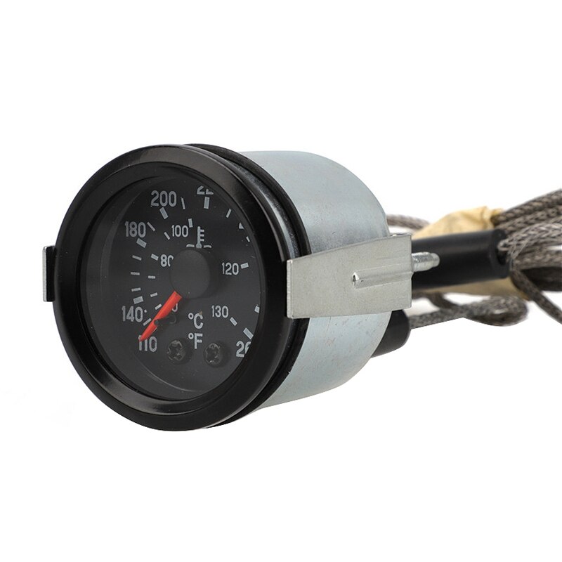 12V Double Scale Pointer Type Water Temperature Meter 52mm VDO Water Temperature Meter