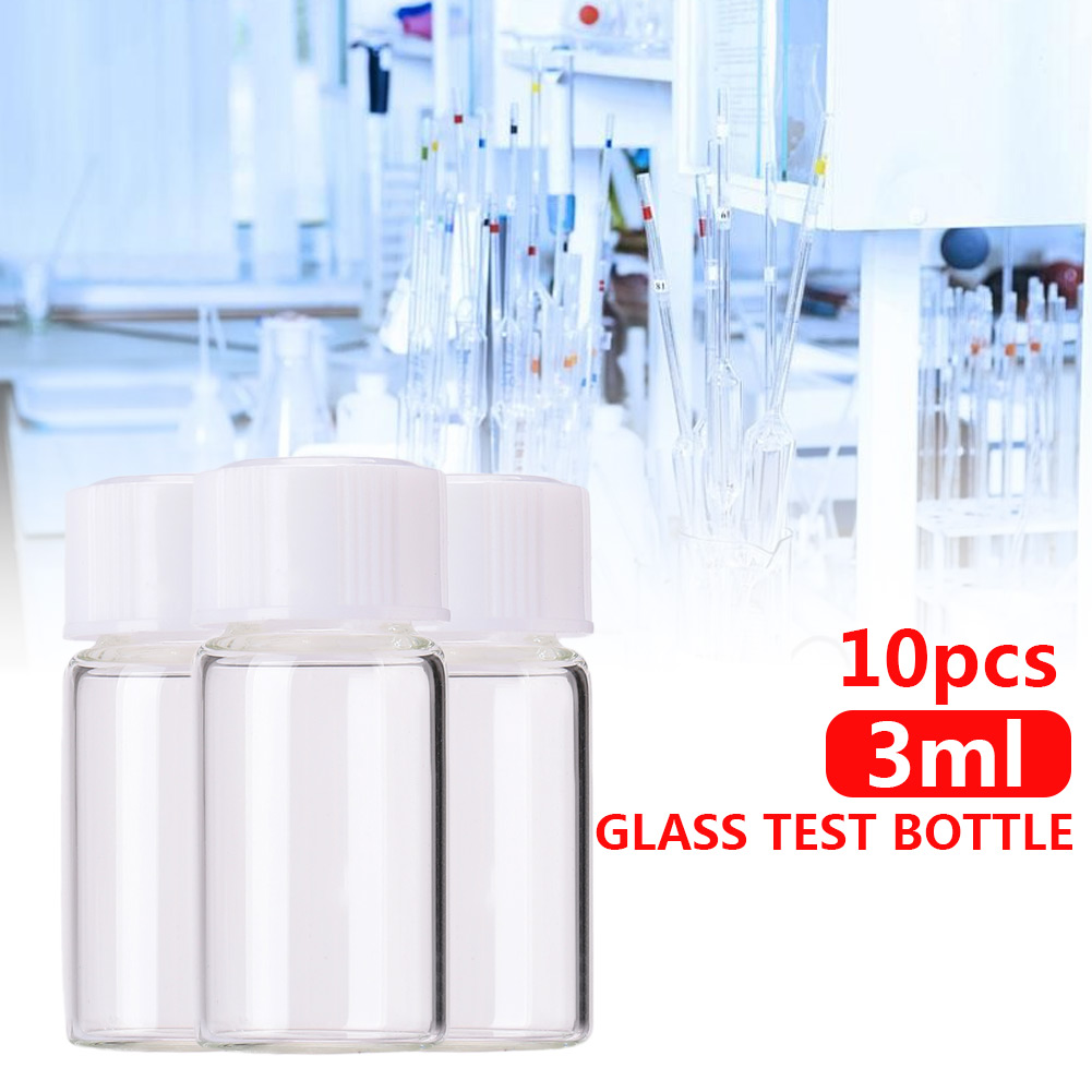 Hætteglas 3.0ml reagenser kemisk biomedicinsk medicin laboratoriesikker frølækagesikker skruelåg