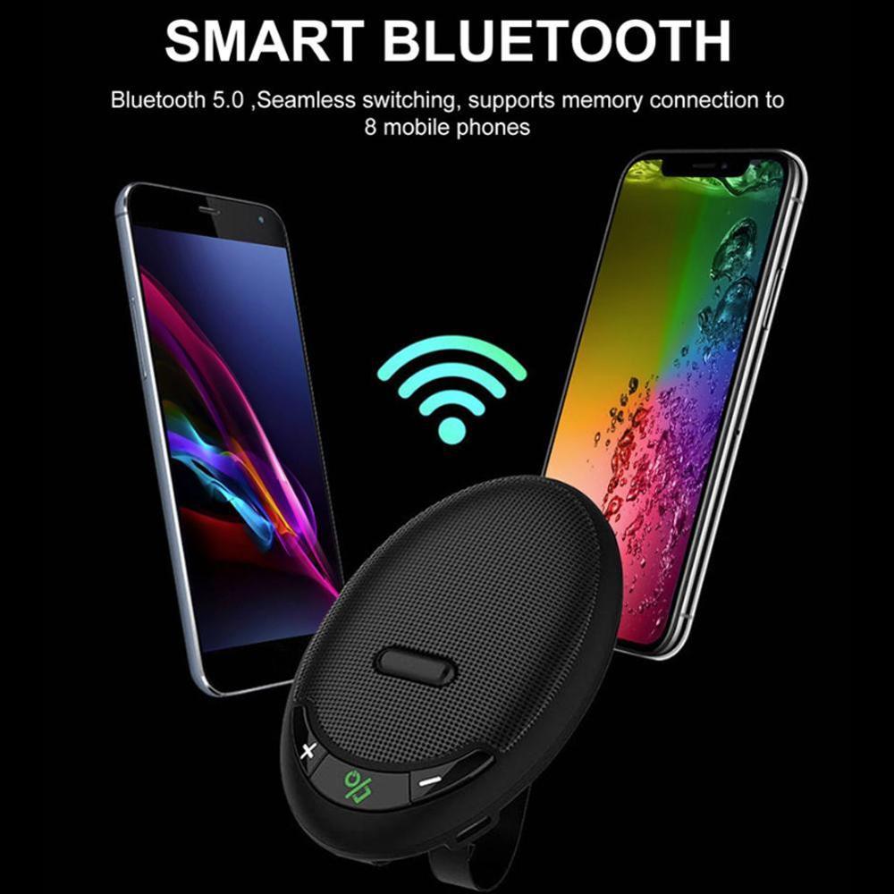 Multipoint Speakerphone Bluetooth V5.0 EDR Wireless Kit MP3 For IPhone Android Music Bluetooth Player Handsfree Ca F7K6