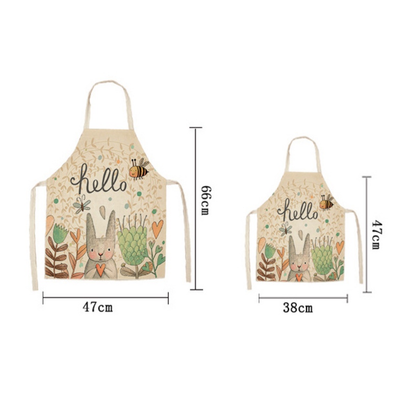 Kids Cartoon Apron Kitchen Aprons Suitable for Home Cooking Children Painting Anti-dirty Apron