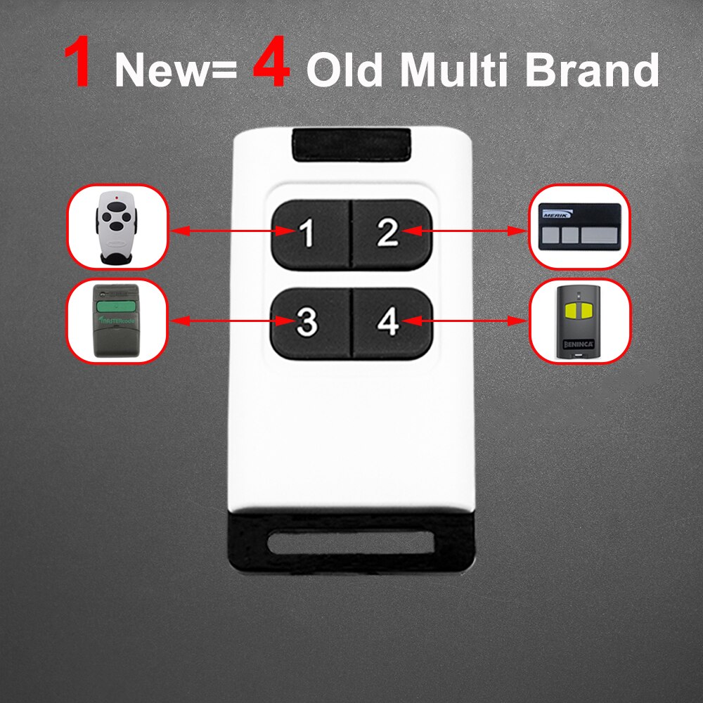 Garage Door Remote Control Rolling Code replacement Gate Door Opener for Part of Chip HCS300 HCS301 433 mhz 868MHz Gate Remote