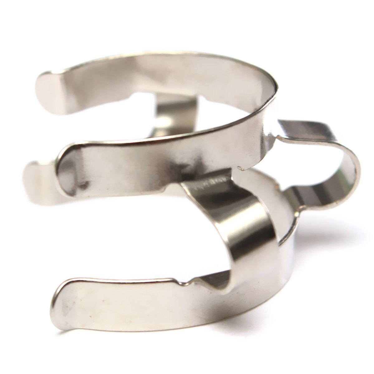 Betaalbare 2 stks 24 # Rvs Clip Keck Klem voor 24/29 24/40 Glas Ground Joint