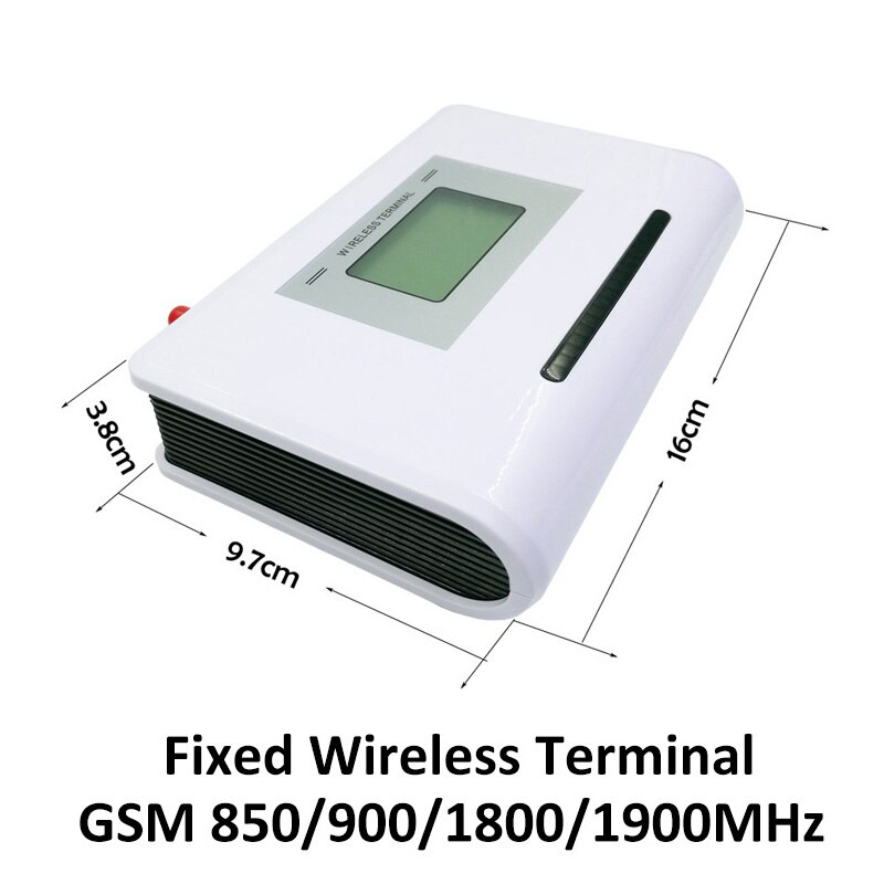 Gsm 850/900/1800/1900 mhz fast trådløs terminal med lcd-skærm, supportalarmsystem, pabx, klar stemme, stabilt signal