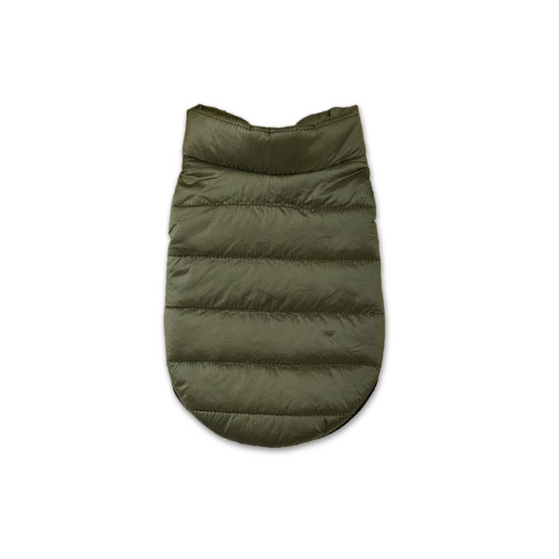 Ropa cálida para perros pequeños, chaleco cálido de invierno para mascotas, chaqueta para perros, chaleco para cachorros de Bulldog Francés, ropa para Chihuahua, traje, abrigo para Yorkies: XXL / Verde
