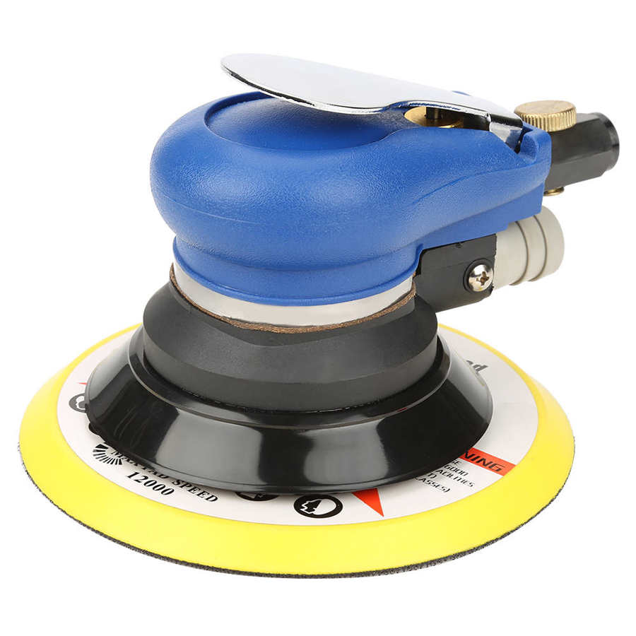 AT-980V 5/6in Round Sander Vacuum Cleaner Pneumatic Air Polishing Machine Kit