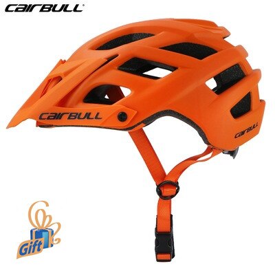 Cairbull Ciclismo Casco de bicicleta en molde MTB Casco de bicicleta Casco Ciclismo carretera bicicleta cascos TT Casco MTB Casco de seguridad: Naranja