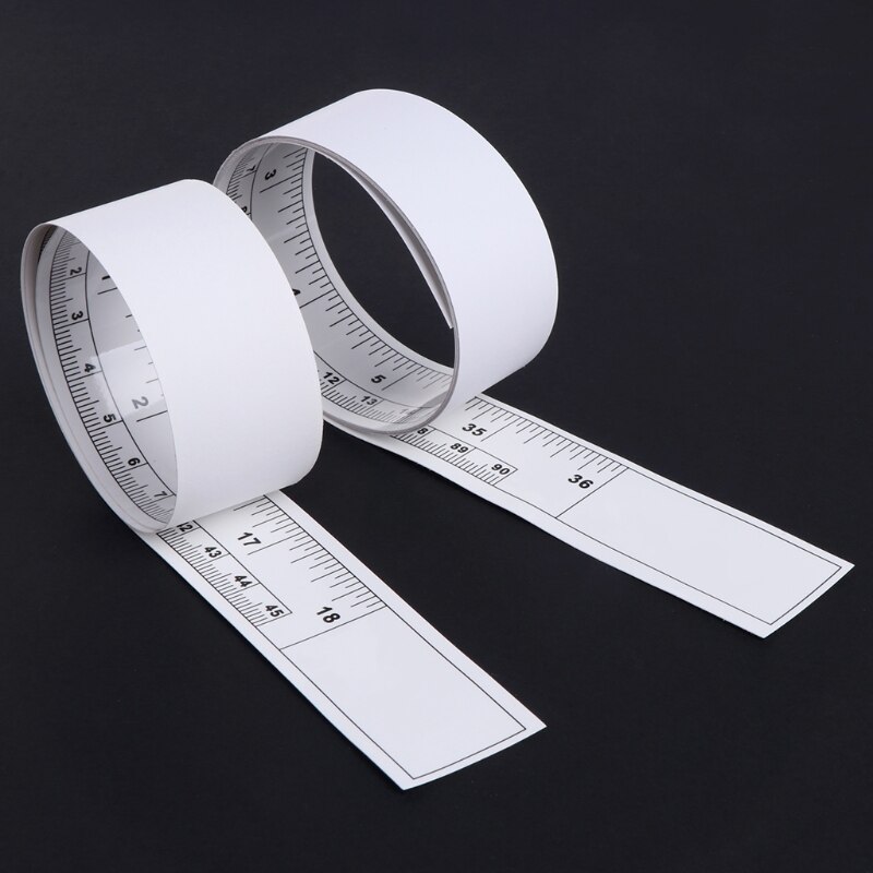 Vinyl Metric Measure Soft Ruler Tape DIY Self Adhesive Measuring Tape Ruler Sticker Home Sewing Tool Sewing Machine Sticker
