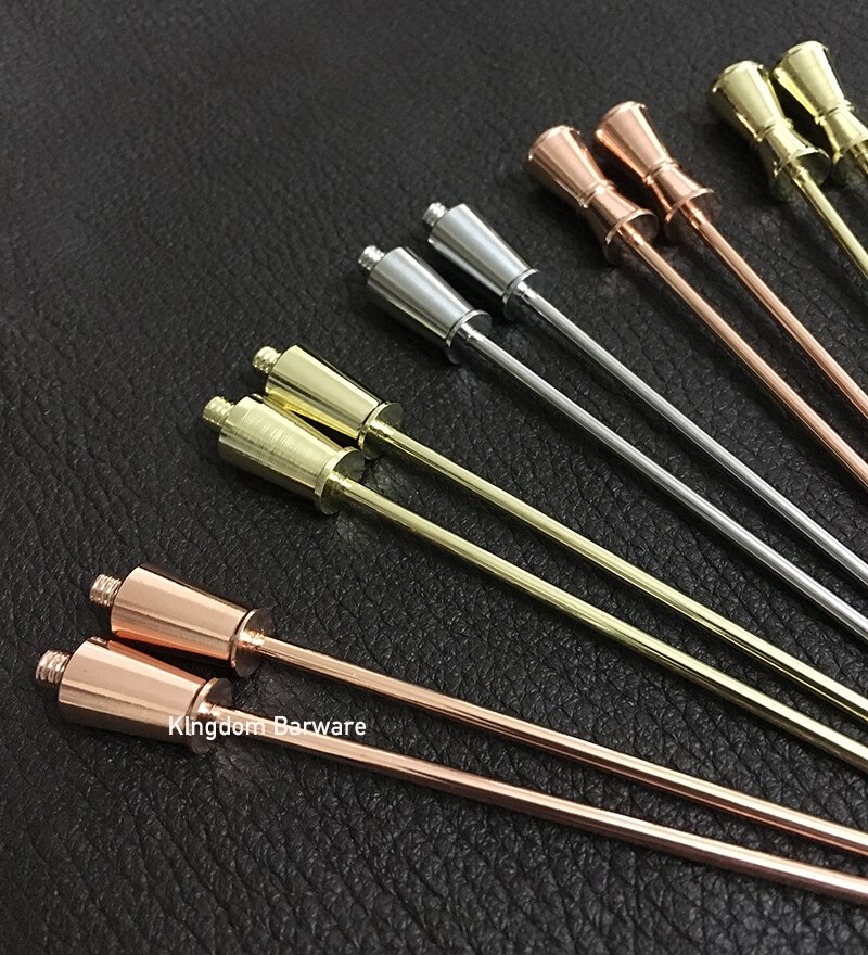 Stainless Steel Cocktail and Martini Picks - For Perfect Drink Presentation, Reusable Set of 6