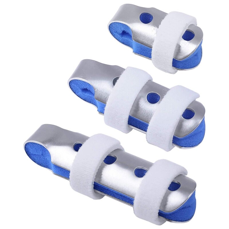 Finger Splints Made for Finger Suffering Pain Sprains Strains Interior Loop Straps and Protective Ventilation Holes