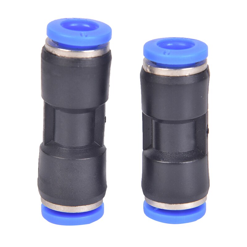 10 stks/partij PU 6mm Rechte Push In Fitting Pneumatische Push To Connect Air Quick Fitting Connectors