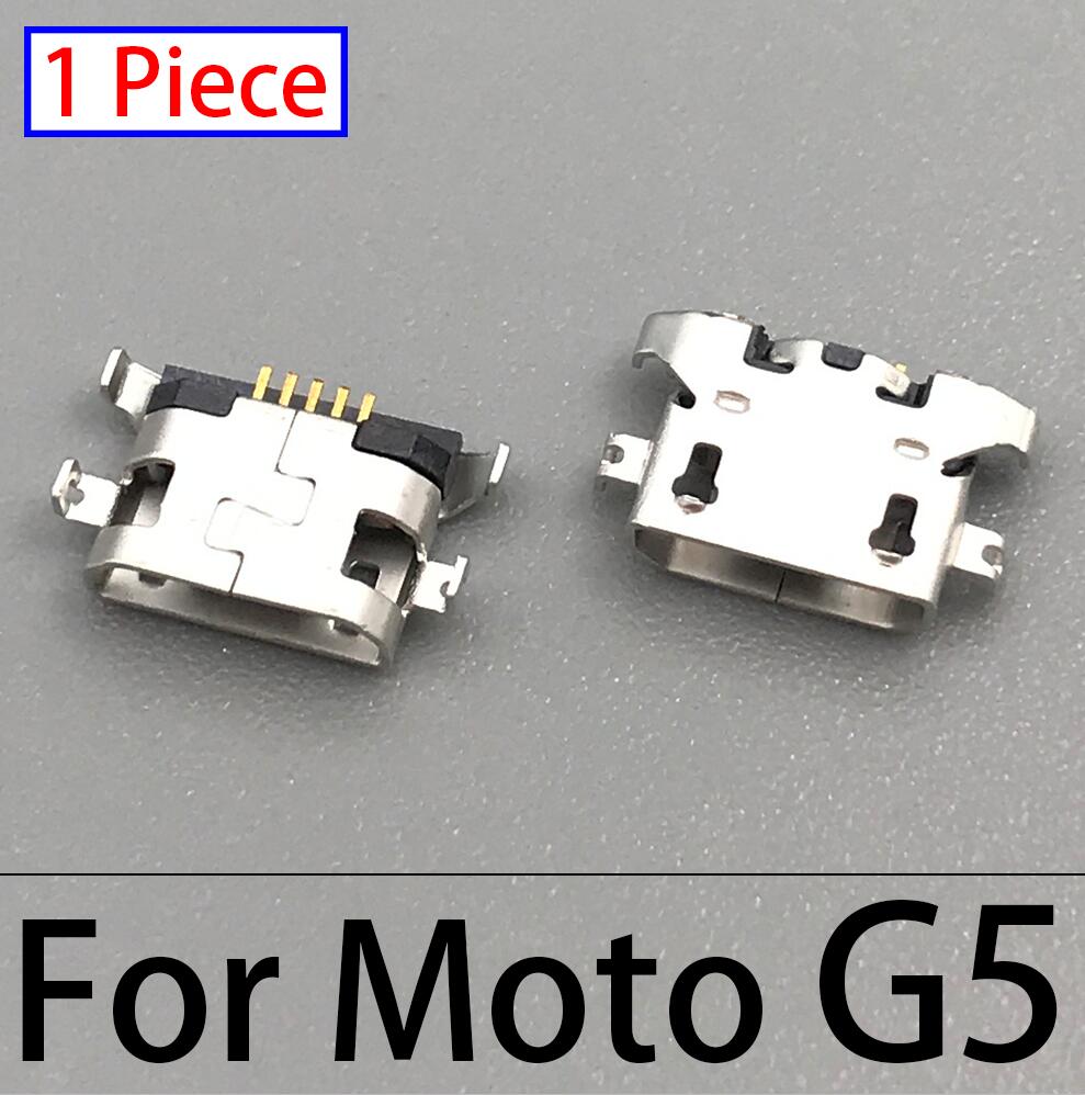 Conector de cargador USB tipo C, Conector de puerto de carga de datos para Motorola Moto G3 G4 G5 G5S G5S G6 G7 Plus G8 Power Play: Moto G5