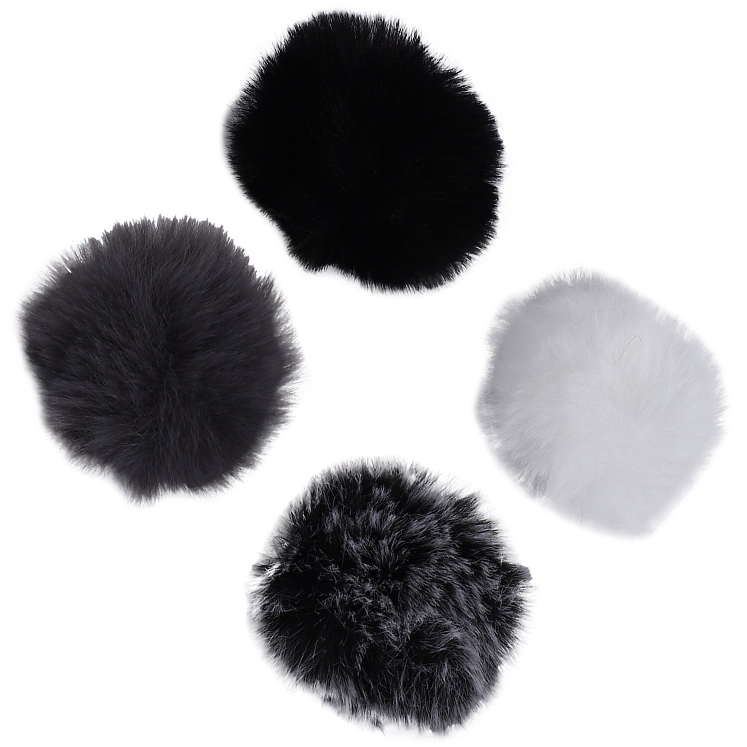 Universeller lavalier-mikrofon-windschutz mit fellbezug, weich, für sony, rode und boya ansteckmikrofone 5mm