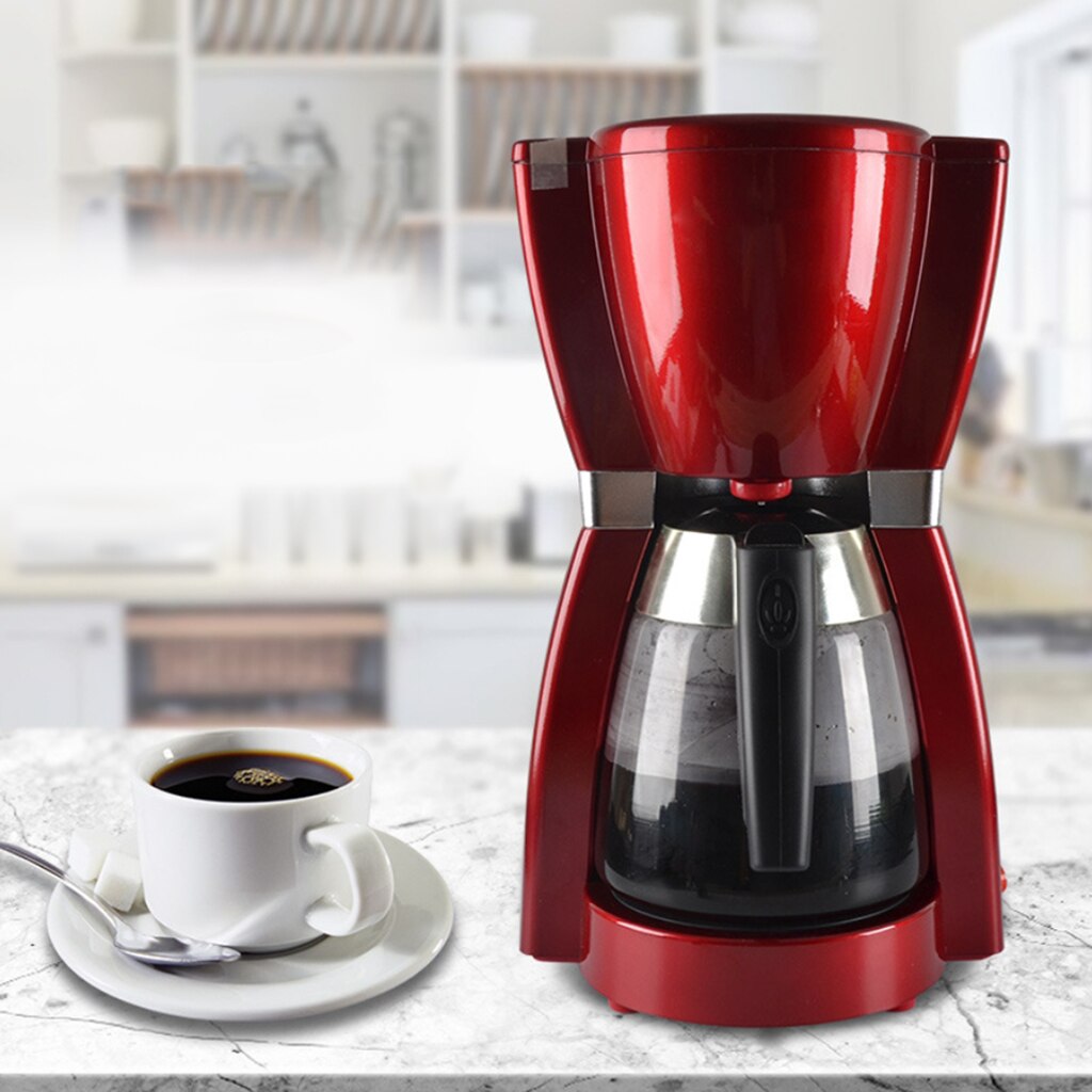 1800ml Electric Portable Drip Coffee Machine Small Tea Maker Fresh Grinding Drip Tea Maker Household EU