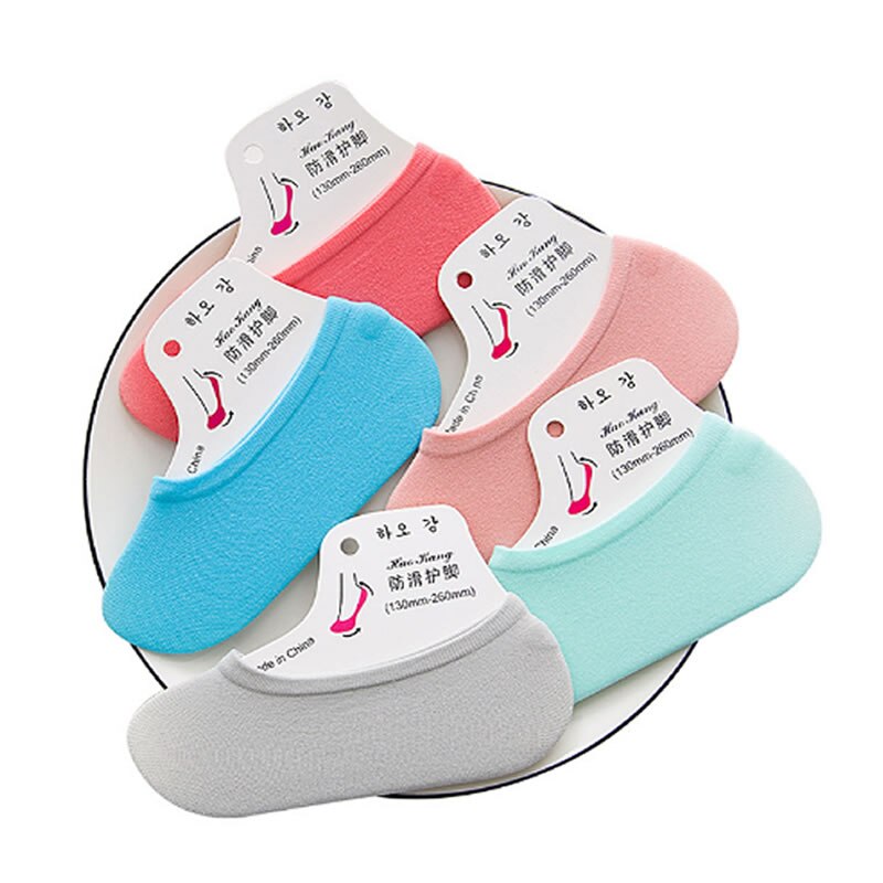 Chaussette courte Invisible en velours pour bébé, chaussettes fines respirantes, couleur bonbon, pour enfant et femme