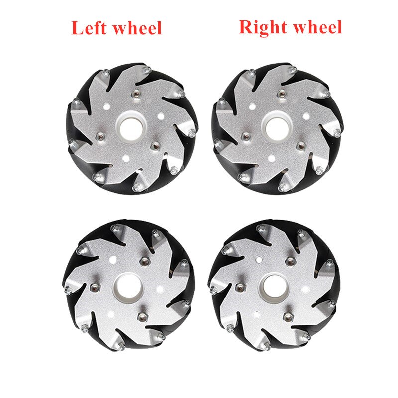 50mm Mecanum wheel Metal Omnidirectional Wheel Special for TT motor Wheels For Arduino Robot Chassis Accessories DIY Kit
