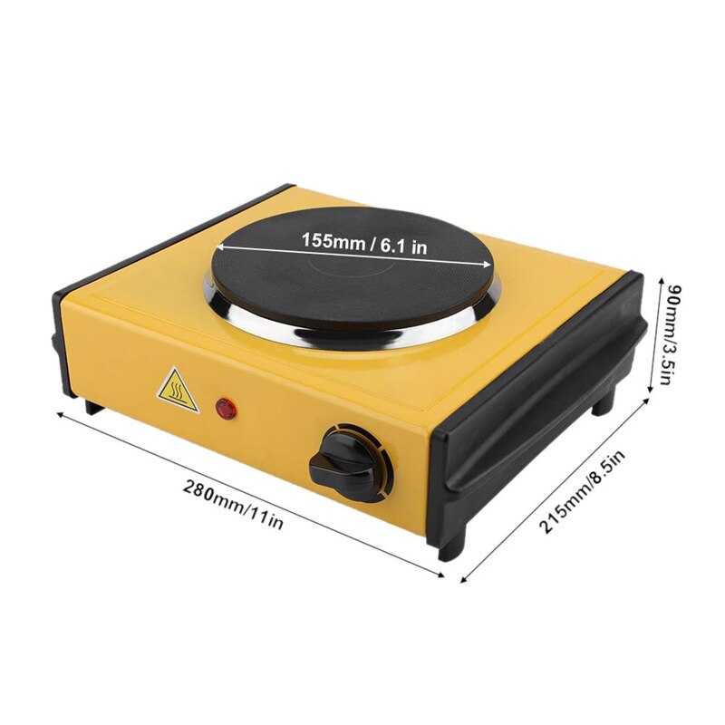 Elektrische Kachel Kachel Praktische Elektrische Kachel Platen Kachel Elektrothermische Oven Voor Laboratorium Melt Wax Solid 1000W (Eu P