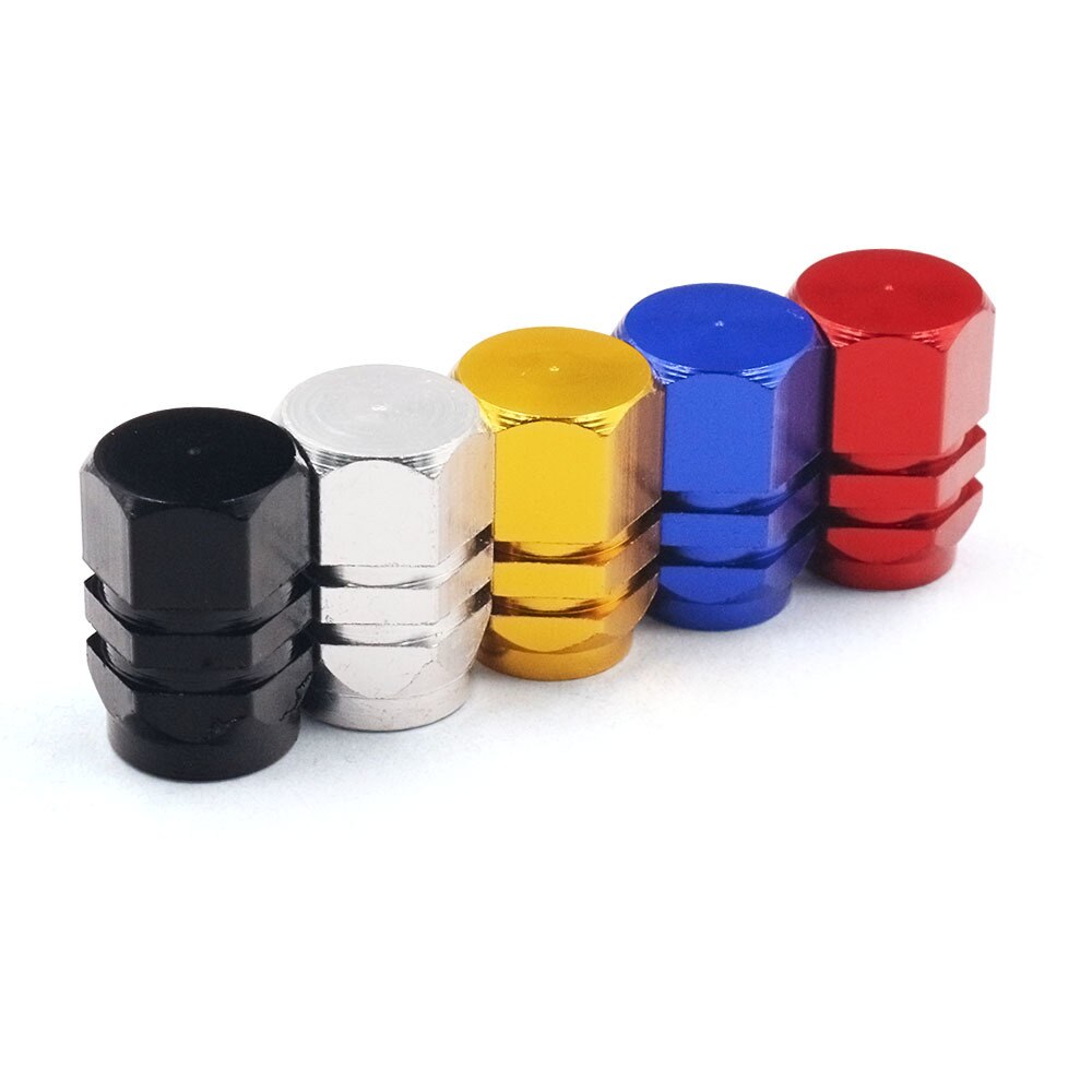 4 stuks aluminium auto ventieldoppen diefstalbestendige auto wiel banden ventielen band steel luchtdoppen auto ventieldoppen luchtdichte afdekking