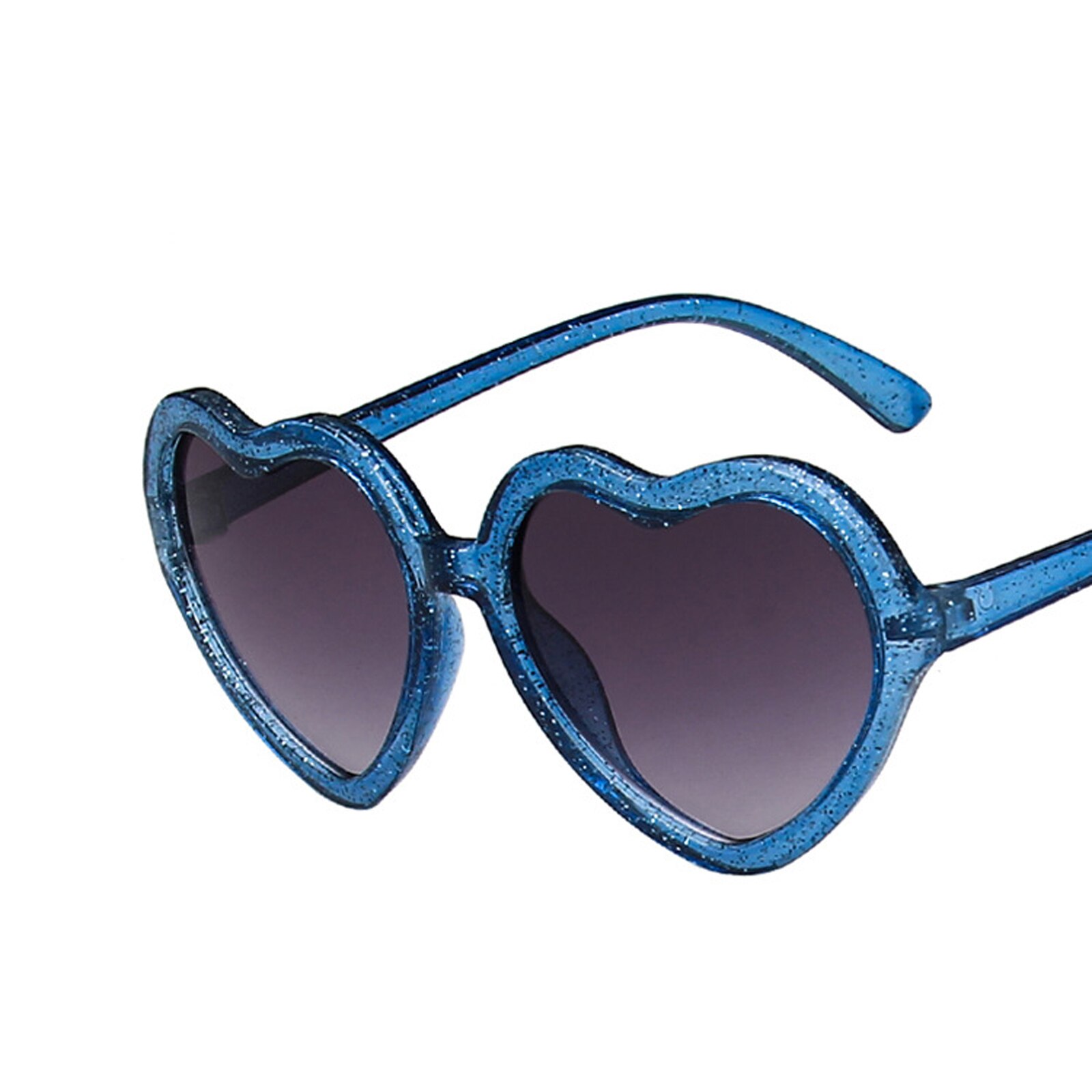 Gafas de sol con forma de corazón para niños y niñas, anteojos de sol adorables con marco de protección UV, con forma de corazón de amor,