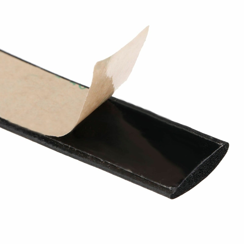 Bande d'étanchéité en caoutchouc EPDM noir 3 mètres | Bande d'étanchéité Edge pour voiture protection de garniture, bande étanche
